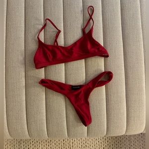 Lahana swim red bikini